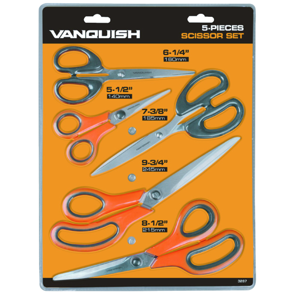 5 PIECE SCISSOR SET