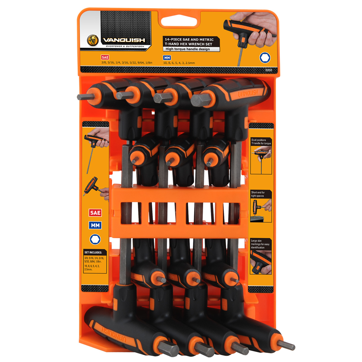 T-HANDLE HEX WRENCH SET
