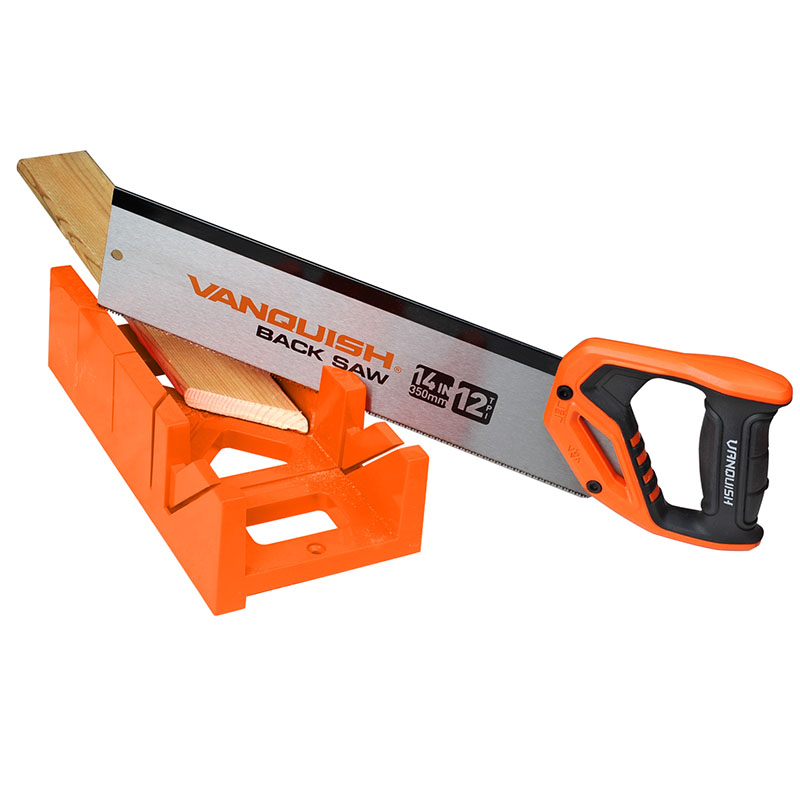 BACK SAW WITH MITRE BOX