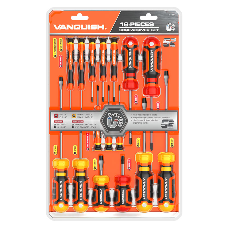 16-PIECE SCREWDRIVER SET