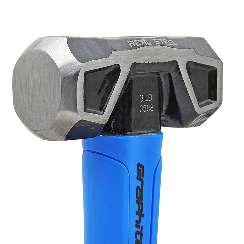 Jacketed Graphite Drilling Sledge Hammer, 3-Pound