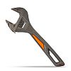 WIDE-OPEN ADJUSTABLE WRENCH