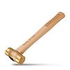 Hickory Brass Non-Sparking Hammer, 20-Ounce